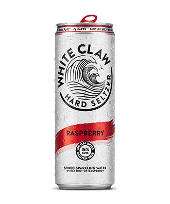 White Claw Raspberry is one of the best hard seltzers.