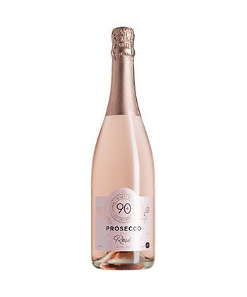 90+ Cellars Lot 197 Prosecco D.O.C. Rosé Extra Dry Millesimato 2020 is one of the best Prosecco rosés to try