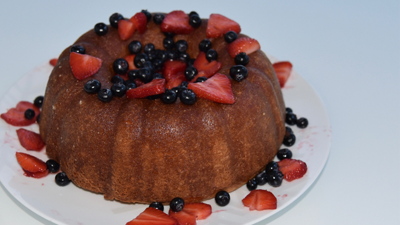 Kentucky Bourbon Butter Cake is the perfect dessert for Derby Day