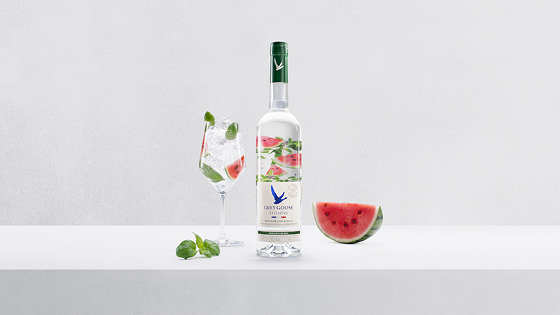 Creating a delicious low-ABV cocktail with GREY GOOSE® Essences is as easy as adding soda water and a slice of fresh fruit or herbs.