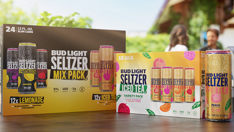 Bud Light Hard Seltzer releases Iced Tea Lemonade Mix Packs.