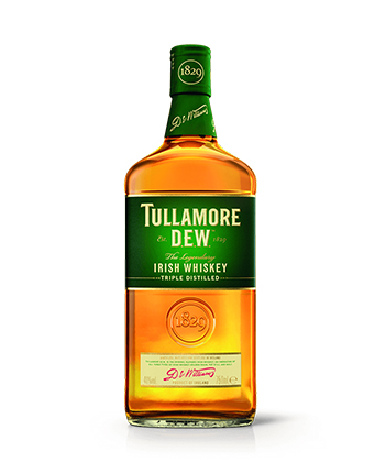 Tullamore D.E.W. is one of the most popular Irish whiskey brands