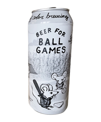 Beer for Ballgames by Off Color Brewing is one of the best beers to enjoy at the ballpark.