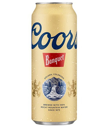 Coors Banquet is one of the best beers to enjoy at the ballpark.