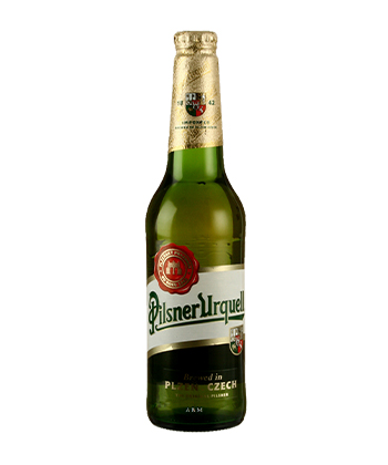 Pilsner Urquell is one of professional winemakers' go-to beers.