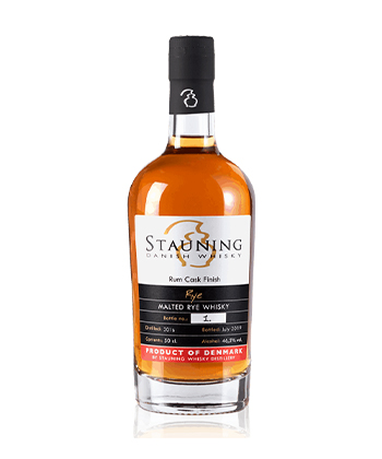 Stauning Floor Malted Rye is one of the 9 best new world whiskeys.