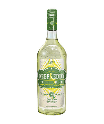 Deep Eddy Lime is one of the best flavored vodkas.