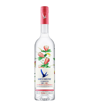 Grey Goose Essences Strawberry and Lemongrass is one of the best flavored vodkas.
