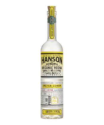 Hanson Sonoma Meyer Lemon is one of the best flavored vodkas.