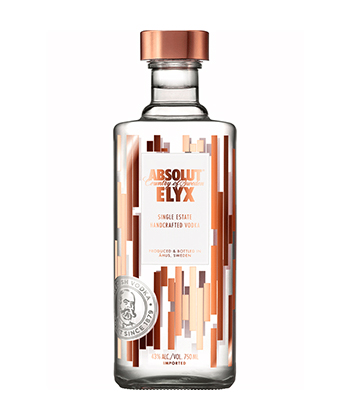 Absolut Elyx vodka is one of the top 10 best vodkas for Moscow Mules.