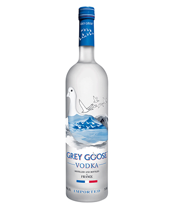 Grey Goose vodka is one of the top 25 vodkas for 2022.