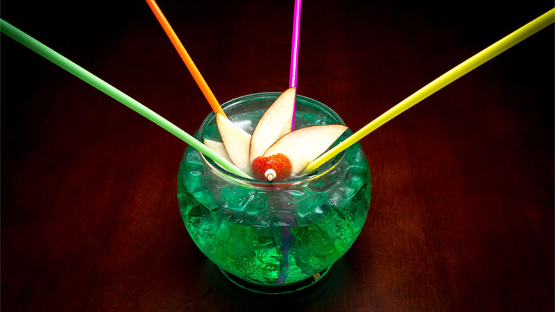 Maximum Cocktails are large format drinks like fish bowls and jungle juice