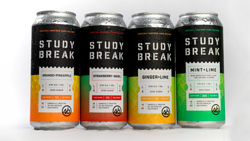 Study Break hard seltzer was created by a 19-year-old college student