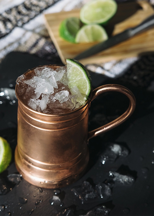 The Moscow Mule is one of the most popular vodka cocktails