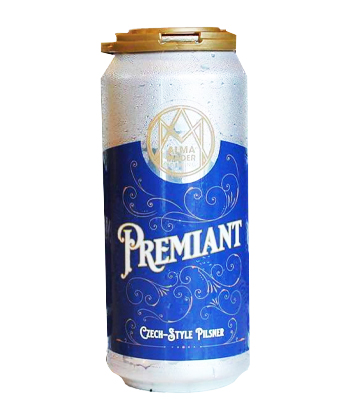 Alma Mader Premiant Czech-Style Pilsner is one of the best pilsners ranked by brewers.
