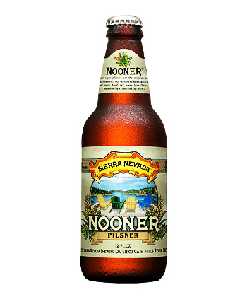 Sierra Nevada Nooner is one of the best pilsners ranked by brewers.