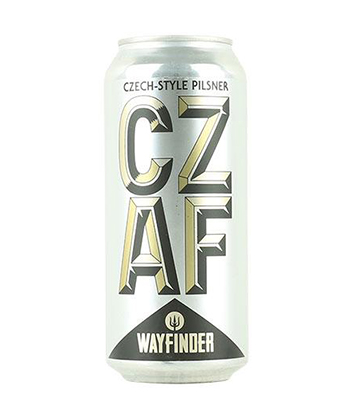 Wayfinder Beer Czech AF is one of the best pilsners ranked by brewers.