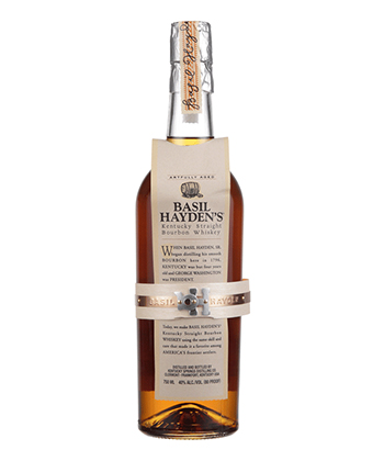Basil Hayden's is one of the best bourbons to pair with cheese.