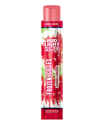 Bud Light Seltzer Frozen Icicles Cherry Limeade is one of the best boozy ice pops for summer