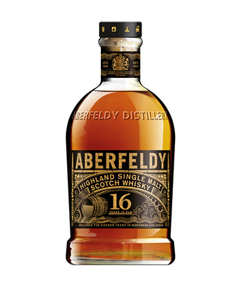 ABERFELDY 16 Year Old Highland Single Malt Scotch Whisky Is one of the best Scotch whiskies for 2021