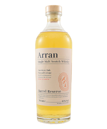 Arran Barrel Reserve Single Malt Scotch Whisky Is one of the best Scotch whiskies for 2021