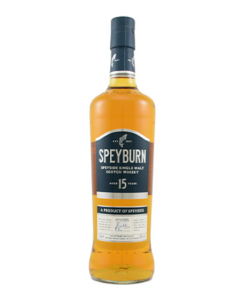 Speyburn 15 Years Old Speyside Single Malt Scotch Whisky Is one of the best Scotch whiskies for 2021