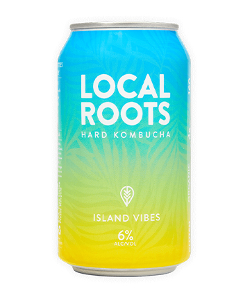 Local Roots Hard Kombucha: Island Vibes is one of the best hard kombuchas.