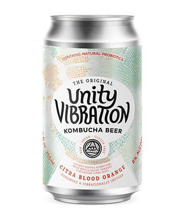 Unity Vibration: Citra Blood Orange Kombucha Beer is one of the best hard kombuchas.