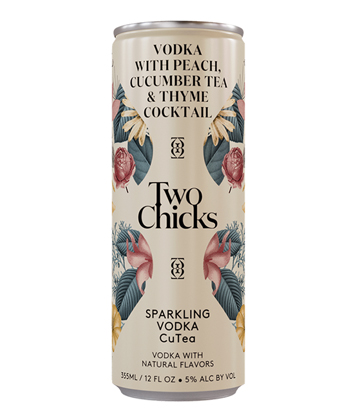 Two Chicks Sparkling Vodka CuTea is one of the best hard tea flavors.