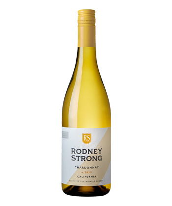 Rodney Strong Chardonnay 2019, California is a good wine you can actually find.