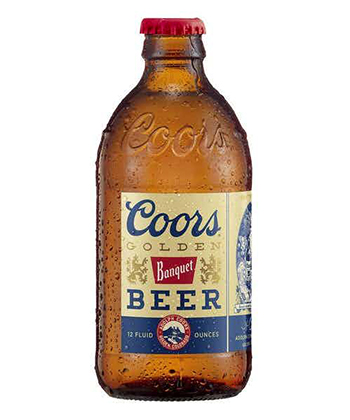 Coors Light/Banquet is one of the best camping beers recommended by brewers.