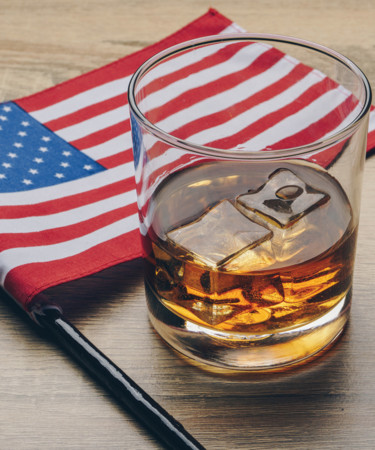 The States That Drink the Most American Whiskey [MAP]