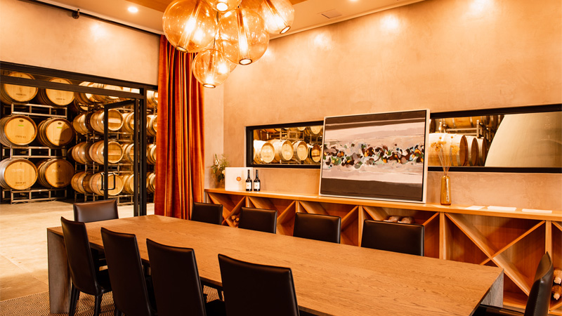 The Walls Tasting Room is one of the wine tasting rooms using fresh decor to attract millenials.