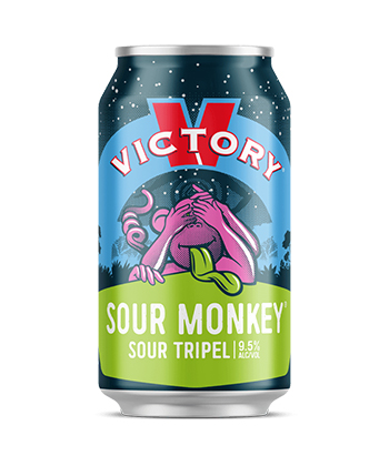 Victory Brewing Co. Sour Monkey Tripel is one of the best canned sour beers