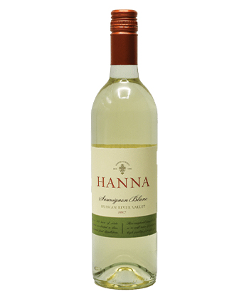 Hanna Sauvignon Blanc 2019 is one of the best for 2021