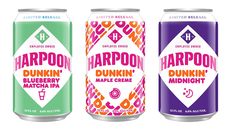 Harpoon and Dunkin’ Announce Three New Fall-Themed Beers.