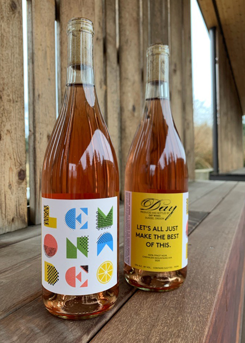 Lemonade is one of the rosés from Day Wines