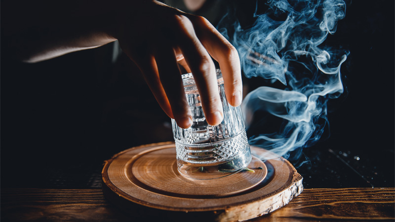 This is everything you need to know about smoking cocktails