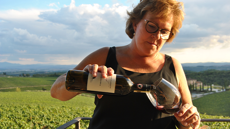 Lia Tolaini Banville (above), a strong female leader in a male-led industry, founded Banville Wine Merchants in 2004.
