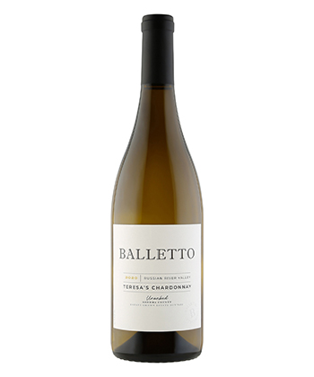 Balletto Teresa's Unoaked Chardonnay 2020 is one of the best Chardonnays for 2021