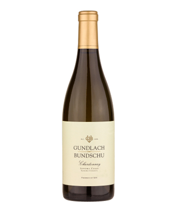 Gundlach-Bundschu Estate Vineyard Chardonnay 2019 is one of the best Chardonnays of 2021