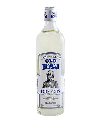 Cadenhead Old Raj is one of the Best Gins For Martinis (2021)