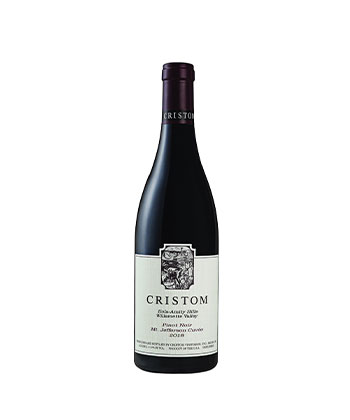 Cristom Mt. Jefferson Cuvee Pinot Noir 2018 is one of the best Pinot Noirs for 2021