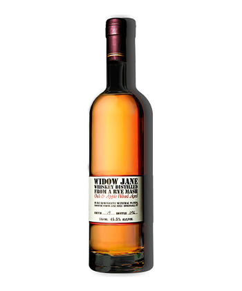Widow Jane Oak & Apple Wood Aged Rye is one of the best whiskeys for an Old Fashioned cocktail.