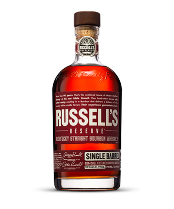 Russell's Reserve Single Barrel Bourbon es uno de los mejores bourbons de un solo barril para 2021