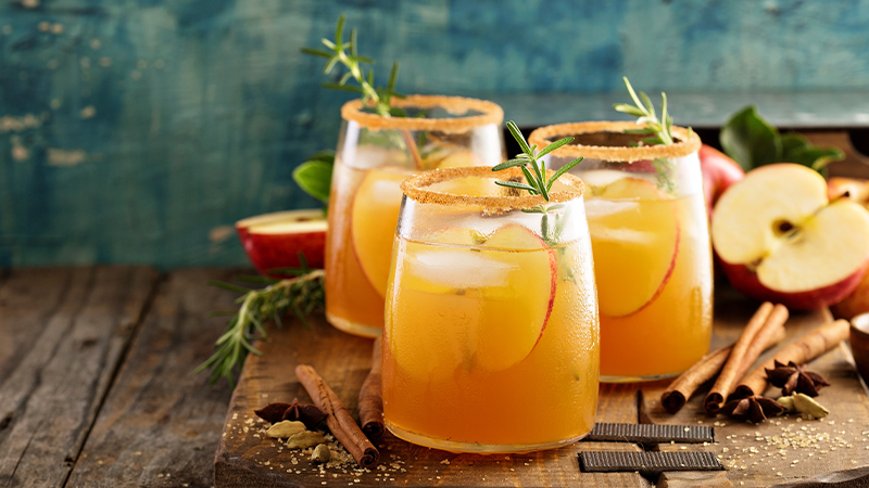 The citrus, fruit and honey notes make this the ideal fall cocktail of choice.