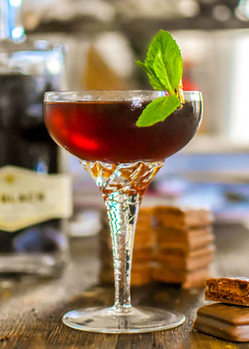The Espresso Tim Tam Martini is one of the best vodka cocktails for fall