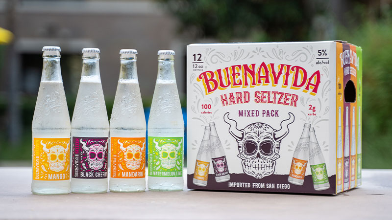 Buenavida from Stone Brewing is one of the hard seltzers innovating in hard seltzer