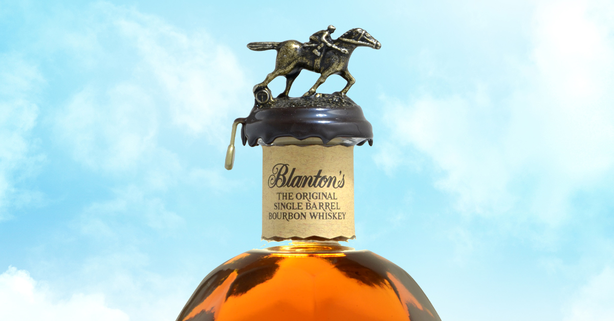 *Letter L Blanton's Bourbon Horse Stopper Cork Stopper Blantons 