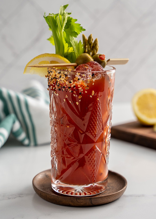 The Extra Spicy Bloody Mary is a great spiced cocktail for fall. 
